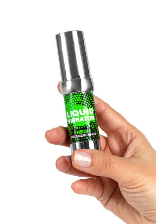 Liquide vibrant effet frais à la menthe unisexe 15ml - SP5976